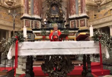Omelia del vescovo Egidio per la Domenica delle Palme 2020